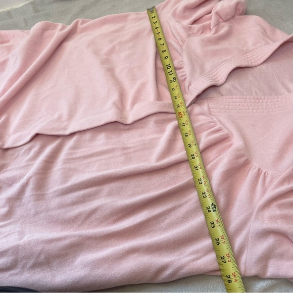Vintage 80s Cozy Pink Housecoat Robe / Vanity Fair Size XXXL - Picture 8 of 11